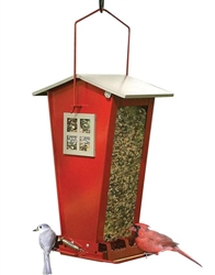 AUDUBON SNACK SHACK SQUIRREL RESISTANT BIRD FEEDER, 7LB CAPACITY