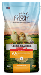 BLUE SEAL HOME FRESH STARTER MEDICATED CRUMBLE 50LB
