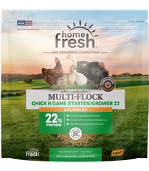 BLUE SEAL HOME FRESH MULTI FLOCK CHICK STARTER/GROWER CRUMBLE 7LB