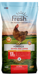BLUE SEAL HOME FRESH EXTRA EGG LAYER PELLET  + OMEGA 50LB
