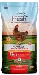 BLUE SEAL HOME FRESH EXTRA EGG LAYER CRUMBLE  + OMEGA 50LB