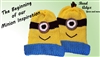 Minion Inspired Hat PATTERN on the Addi King Knitting Machine