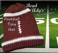 Football Time Hat Pattern on the Addi King Knitting Machine