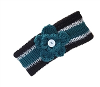 Eagles Football Ear Warmers with Flower