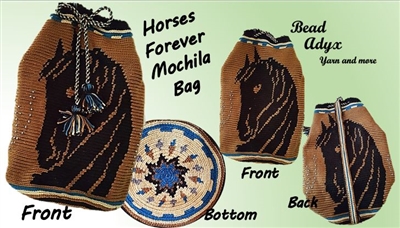 Horses Forever Mochila Bag