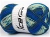 7205 Design Sock Yarn  -   Blue Shades