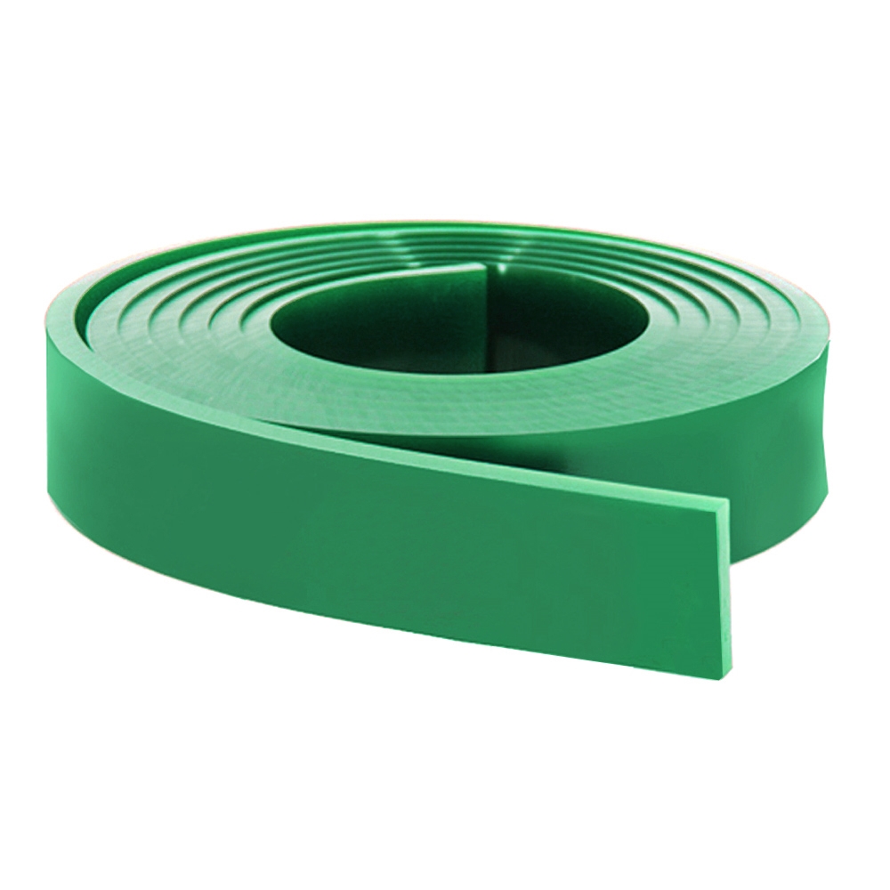 WOOD SQUEEGEE HANDLE ASSEMBLED 80 DUROMETER GREEN HARD