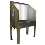 CCI Stainless Steel Backlit Washout Booth