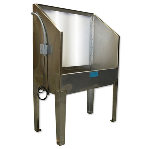 CCI Stainless Steel Backlit Washout Booth