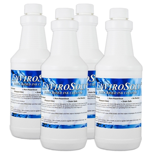 CCI EnviroSolv Water Based Ink Cleaner and Screen Opener - 4 Quart Case