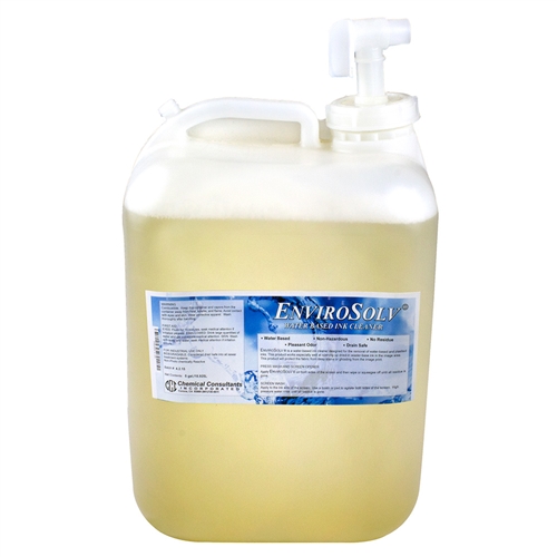 CCI EnviroSolv Water Based Ink Cleaner and Screen Opener - 5 Gallon