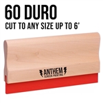 Custom Cut Wooden Squeegee - 60 Duro