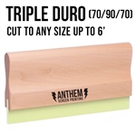 Custom Cut Wooden Squeegee - 90 Duro