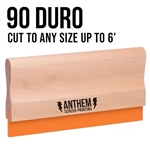 Custom Cut Wooden Squeegee - 90 Duro