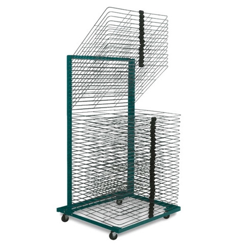 AWT Portable Poster Drying Rack - 40 Shelf