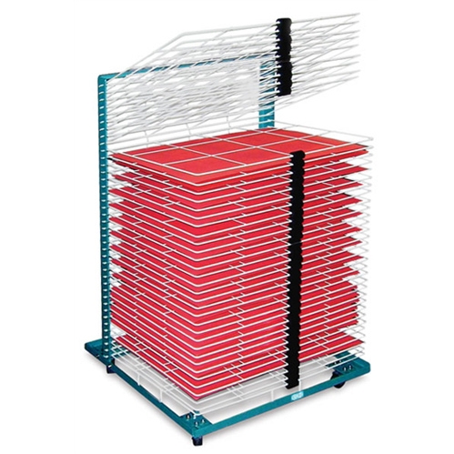 AWT Portable Poster Drying Rack - 40 Shelf