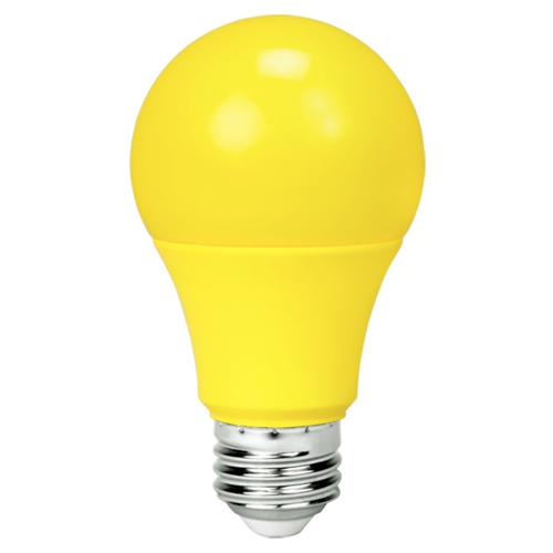 9 Watt LED Light Safe Yellow Bulb