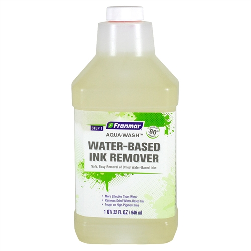 Franmar Aqua Wash Water Based Ink Cleaner - QUART