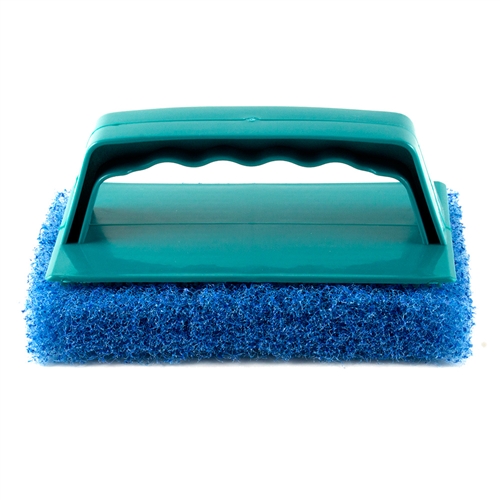 Scrub Brush With Pad - Blue