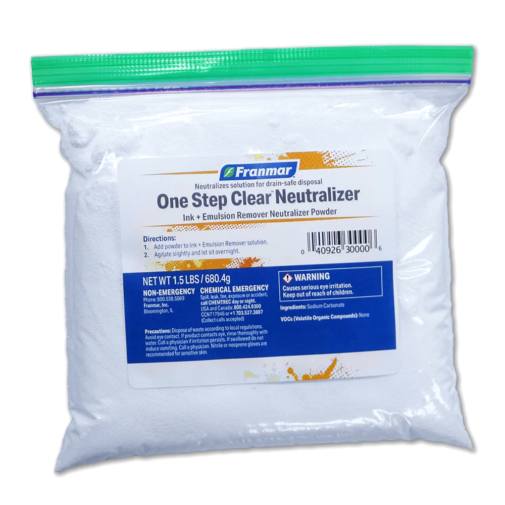 One-Step Concentrated Dip Tank Ink & Emulsion Remover Solution