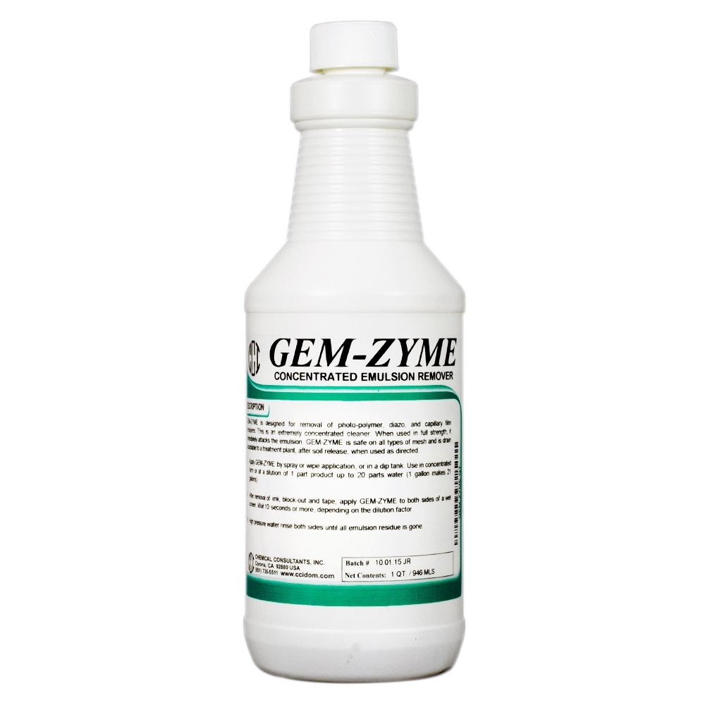 Gem-Zyme Super Concentrate Emulsion Remover - Quart