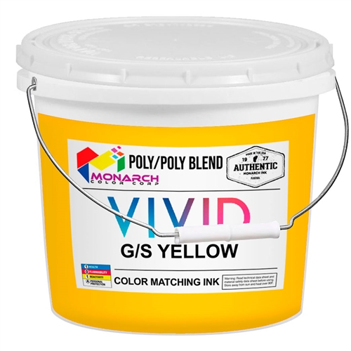 Monarch Vivid LB Mixing Ink G/S Yellow - Gallon