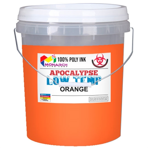 Monarch Low Temp Poly/Poly Blend Plastisol Ink - Orange