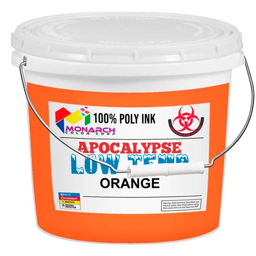 Monarch Low Temp Poly/Poly Blend Plastisol Ink - Orange