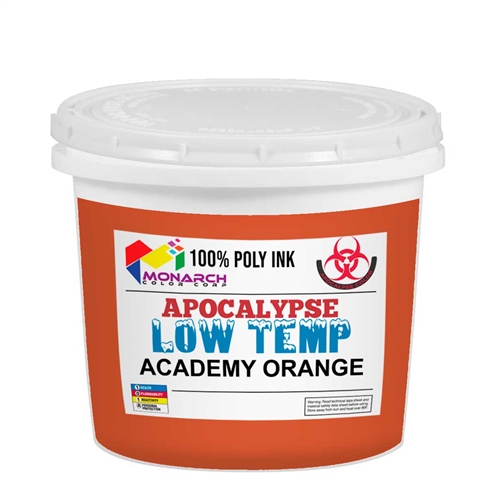 Monarch Low Temp Poly/Poly Blend Plastisol Ink - Academy Orange