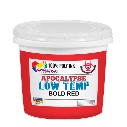 Monarch Low Temp Poly/Poly Blend Plastisol Ink - Bold Red