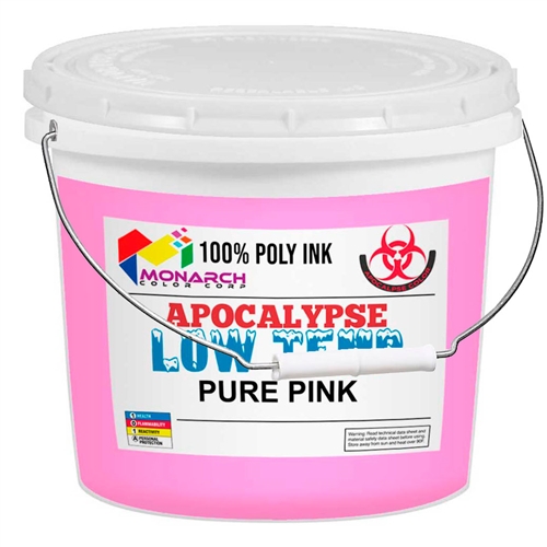 Monarch Low Temp Poly/Poly Blend Plastisol Ink - Pure Pink