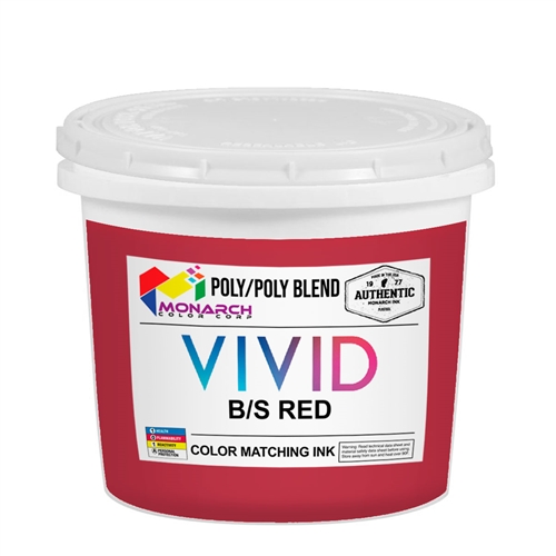 Monarch Vivid LB Mixing Ink MX B/S Red - Quart