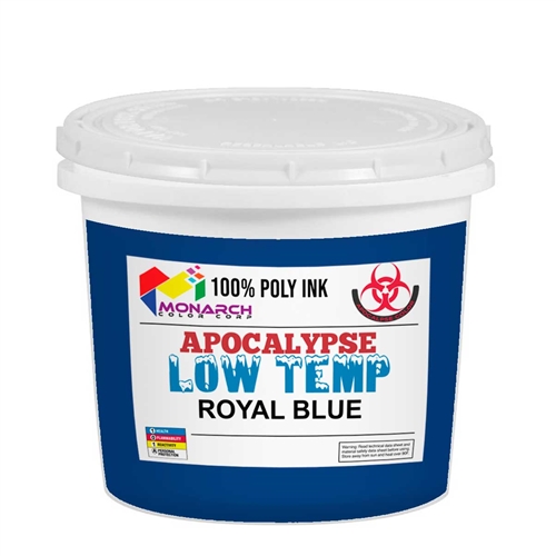 Monarch Low Temp Poly/Poly Blend Plastisol Ink - Royal Blue