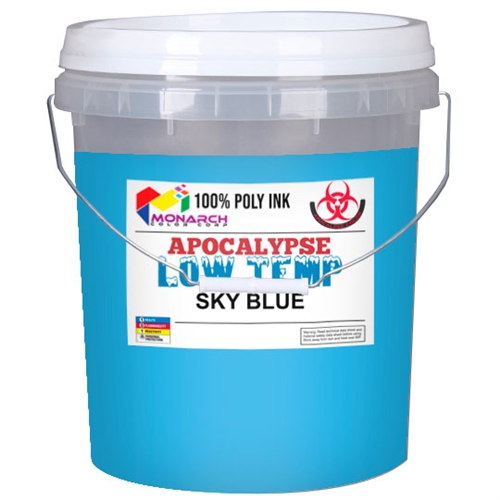 Monarch Low Temp Poly/Poly Blend Plastisol Ink - Sky Blue