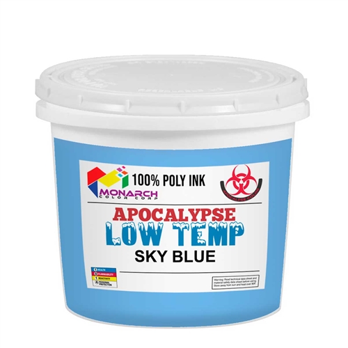 Monarch Low Temp Poly/Poly Blend Plastisol Ink - Sky Blue
