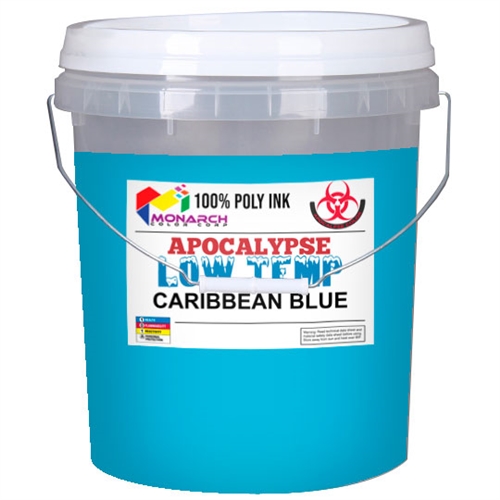 Monarch Low Temp Poly/Poly Blend Plastisol Ink - Caribbean Blue