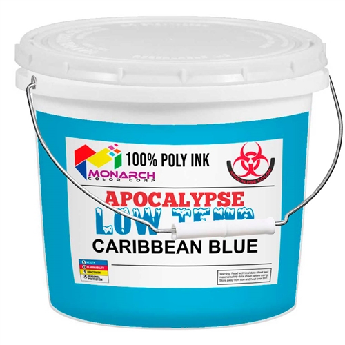 Monarch Low Temp Poly/Poly Blend Plastisol Ink - Caribbean Blue