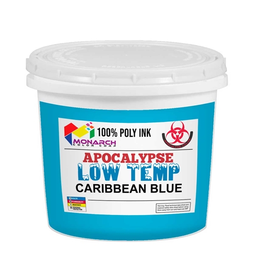 Monarch Low Temp Poly/Poly Blend Plastisol Ink - Caribbean Blue