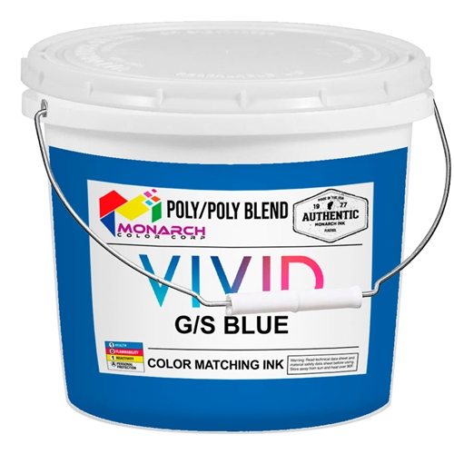 Monarch Vivid LB Mixing Ink MX G/S Blue - Gallon