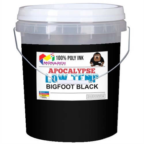 Monarch Low Temp Poly/Poly Blend Plastisol Ink - Bigfoot Black