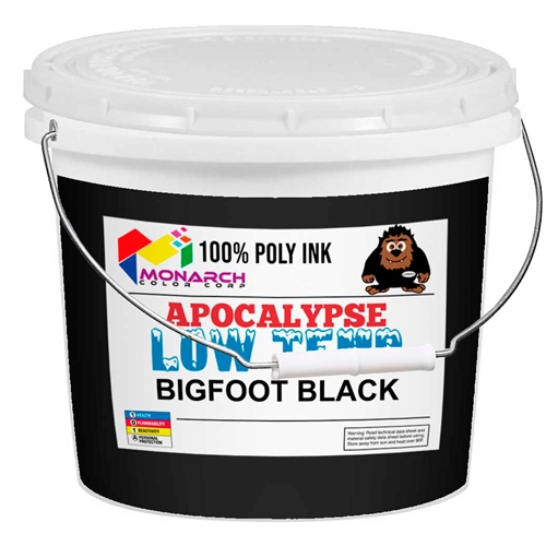 Monarch Low Temp Poly/Poly Blend Plastisol Ink - Bigfoot Black
