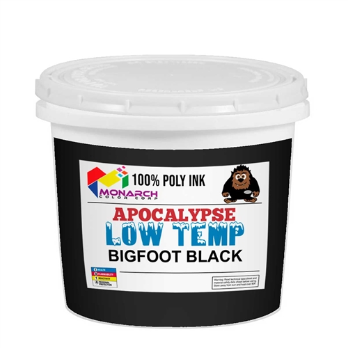 Monarch Low Temp Poly/Poly Blend Plastisol Ink - Bigfoot Black