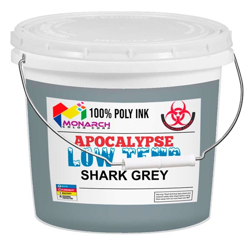 Monarch Low Temp Poly/Poly Blend Plastisol Ink - Shark Grey