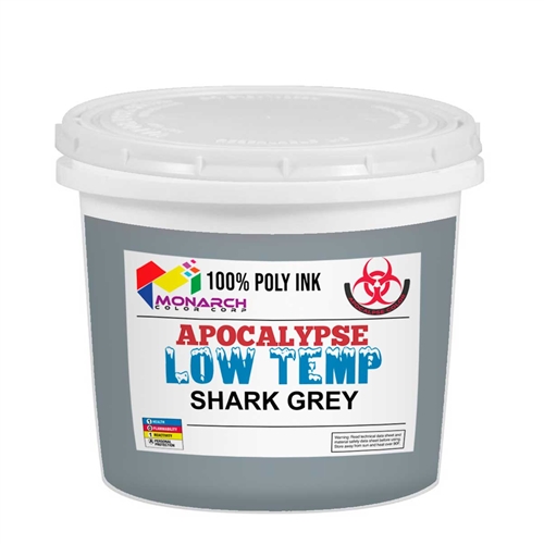 Monarch Low Temp Poly/Poly Blend Plastisol Ink - Shark Grey