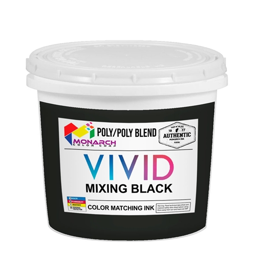 Monarch Vivid LB Mixing Ink Mixing Black - Quart