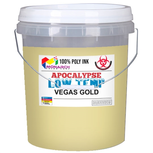 Monarch Low Temp Poly/Poly Blend Plastisol Ink - Vegas Gold