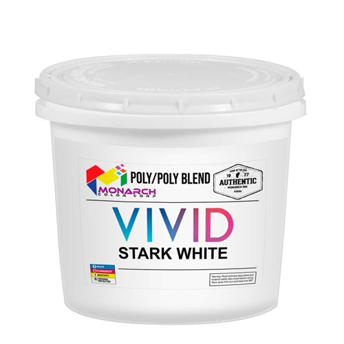 Monarch LB Opaque Plastisol Ink - Stark White