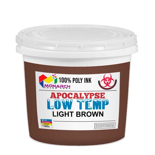 Monarch Low Temp Poly/Poly Blend Plastisol Ink - Light Brown