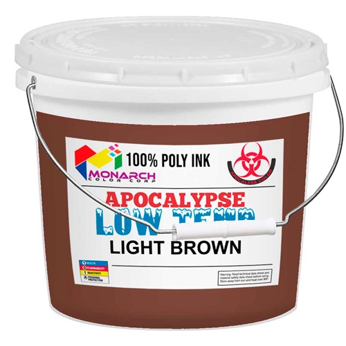 Monarch Low Temp Poly/Poly Blend Plastisol Ink - Light Brown