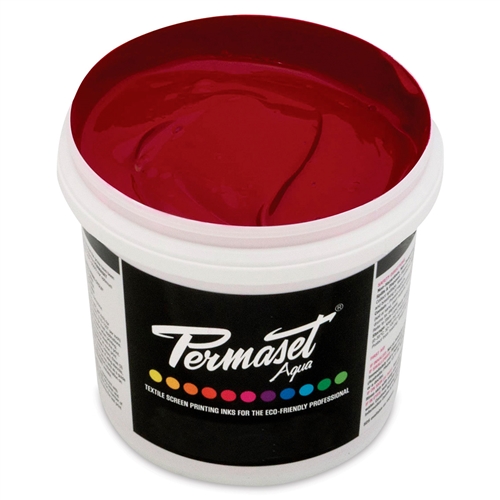 Permaset Aqua Standard Ink - Mid Red - 1L